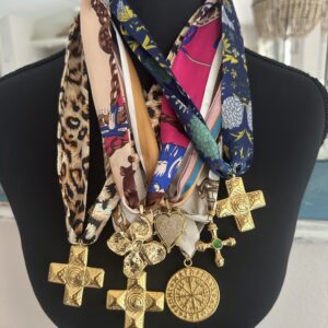 Silk Scarf Necklace Collection