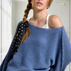 Wide Boat Neckline Off Shoulder Sweater